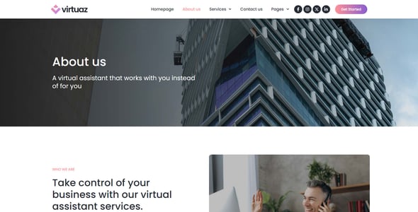 Virtual Assistant Website Templates | ThemeForest