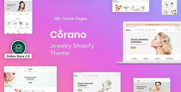 Corano - Jewelry Store Shopify Theme OS 2.0 preview 2