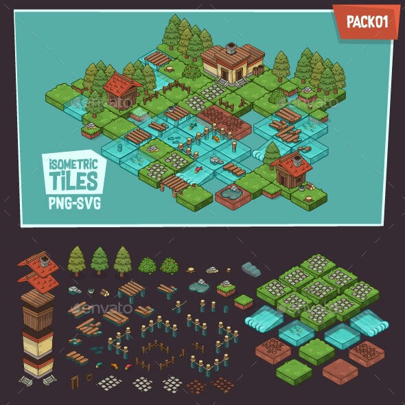 Game Tilesets from GraphicRiver