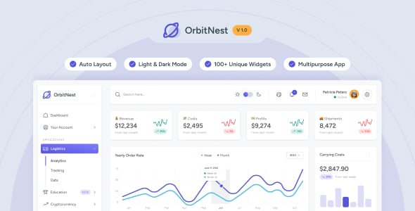 Modern Dashboard Examples