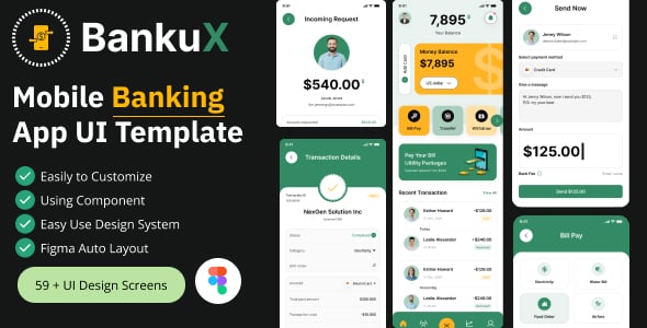 Banking App UI Templates | ThemeForest