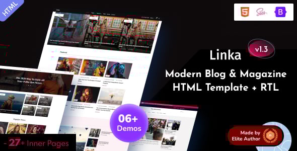 Bootstrap 5 Blog Website Templates | ThemeForest