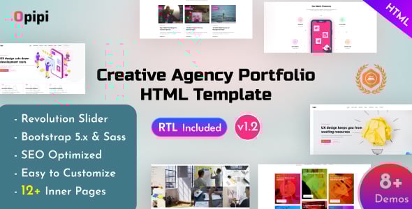 Bootstrap 5 Portfolio Website Templates | ThemeForest