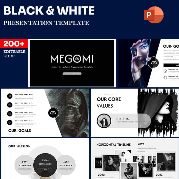 Black Dark Presentation Templates from GraphicRiver