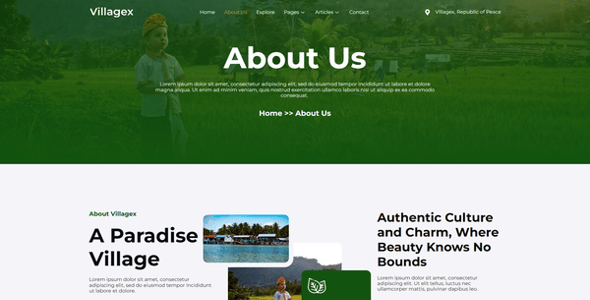 Village Website Templates | ThemeForest