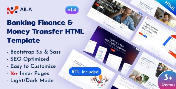 Money Transfer Website Templates | ThemeForest
