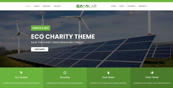 Environmental Website Templates | ThemeForest