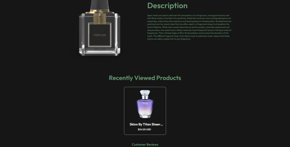 Perfume Website Templates | ThemeForest