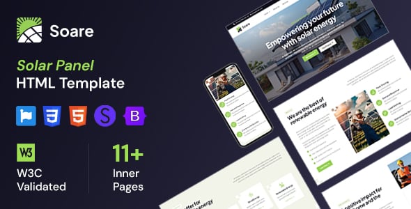 Solar Panel Website Templates | ThemeForest