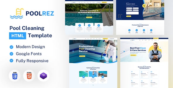 Swimming Pool Website Templates | ThemeForest