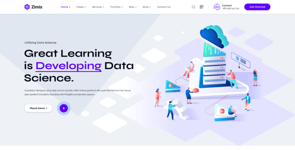 Data Science Website Templates | ThemeForest