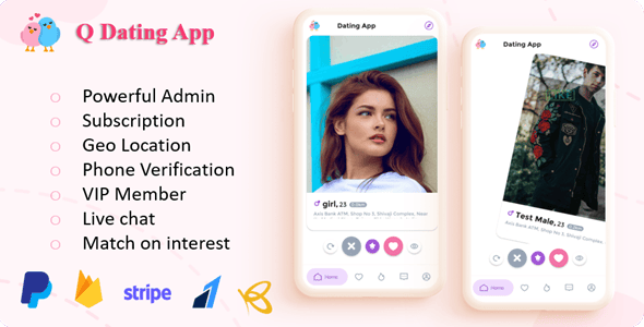 Dating Mobile App Templates | CodeCanyon