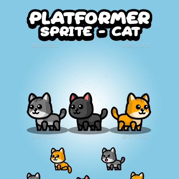 Cat Game Assets | GraphicRiver