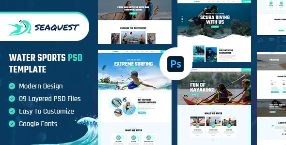 Water Website Templates | ThemeForest