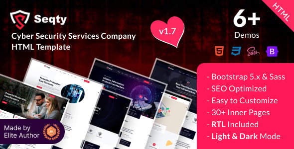 Cyber Security Website Templates | ThemeForest