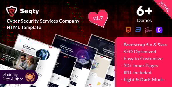 Cyber Security Website Templates | ThemeForest
