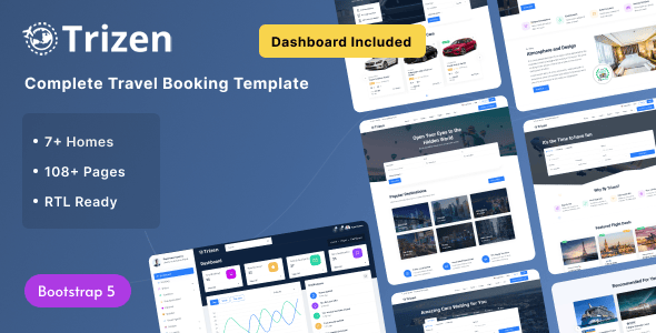 Booking Dashboard Website Templates | ThemeForest