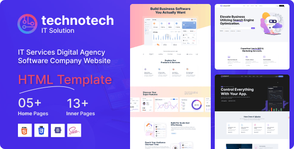 Software Company HTML Website Templates | ThemeForest