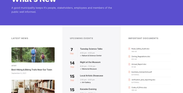 Government Website Templates | ThemeForest