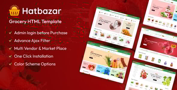 Grocery HTML Website Templates | ThemeForest