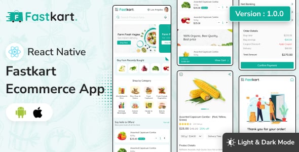 React Native eCommerce Mobile App Templates | CodeCanyon