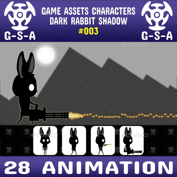 Rabbit Game Assets | GraphicRiver