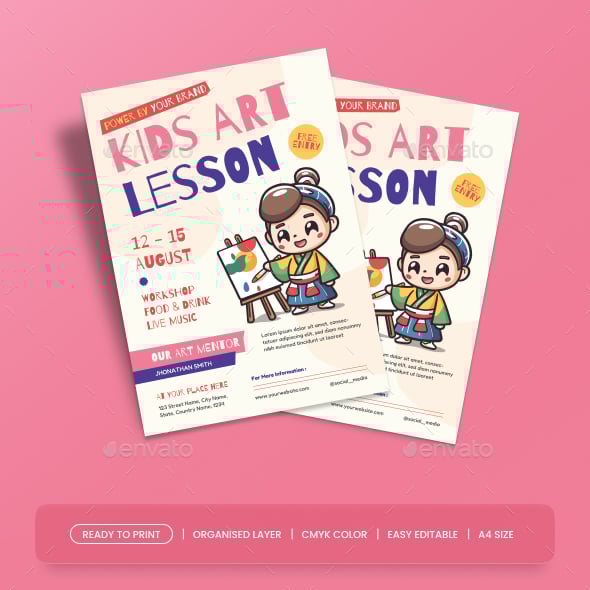 Lesson Graphics, Designs & Templates | GraphicRiver