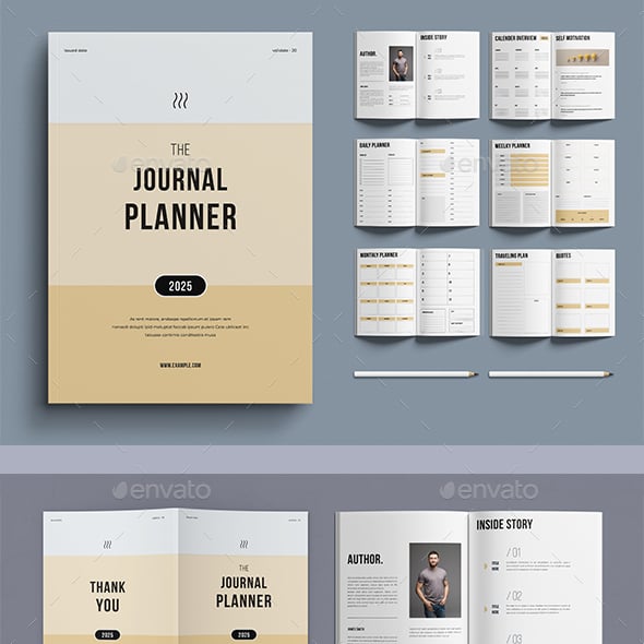 Jounal Graphics, Designs & Templates | GraphicRiver
