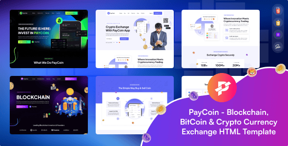 Crypto HTML Website Templates | ThemeForest