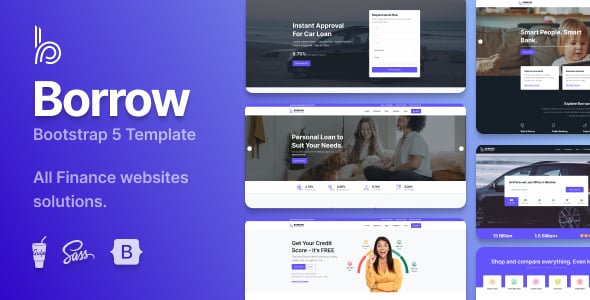 Random HTML Website Templates from ThemeForest