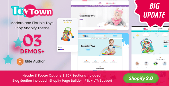 Toys Website Templates | ThemeForest