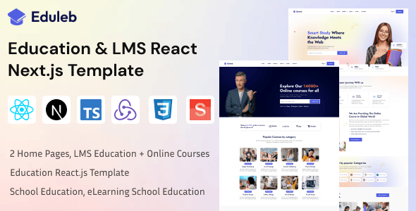 React Education Website Templates | ThemeForest