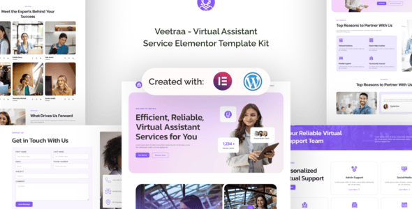 Virtual Assistant Website Templates | ThemeForest