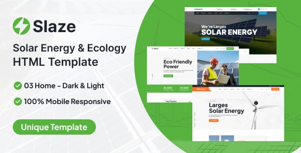 Solar Energy HTML Website Templates | ThemeForest