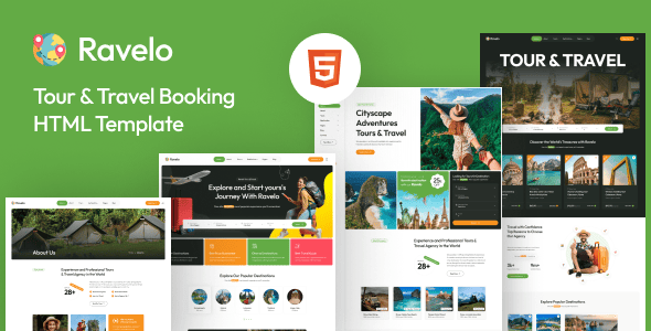 HTML Travel Website Templates | ThemeForest