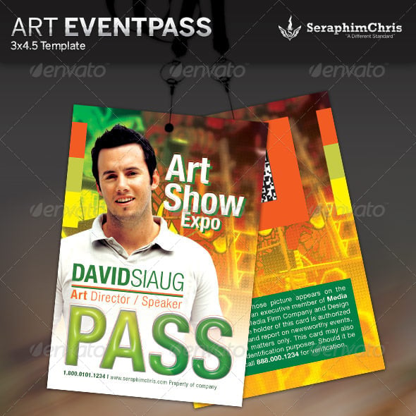 Media Pass Graphics, Designs & Templates from GraphicRiver
