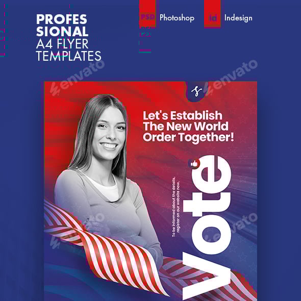 Political Postcard Template