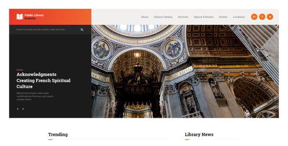 Library Website Templates | ThemeForest