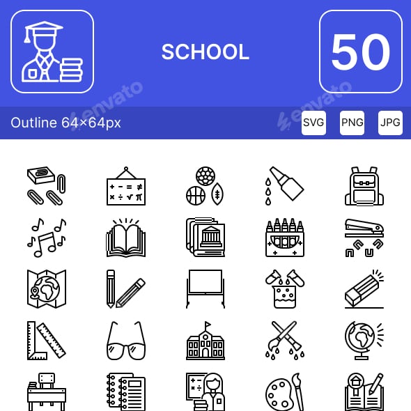 School Graphics, Designs & Templates | GraphicRiver