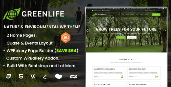 Environmental Website Templates | ThemeForest