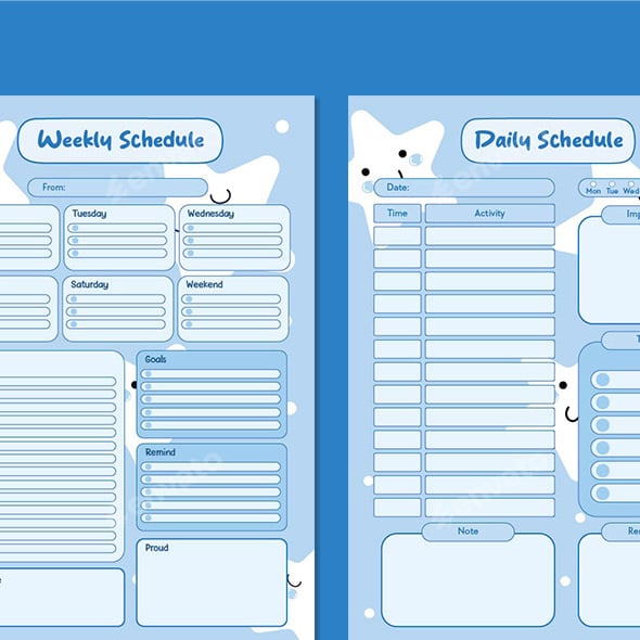 Planner Graphics, Designs & Templates | GraphicRiver