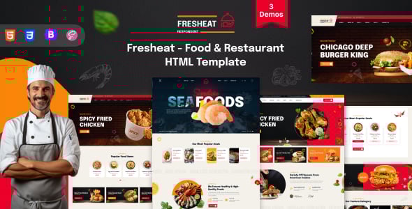 Restaurant HTML Website Templates | ThemeForest