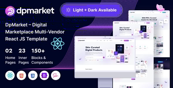 Digital Marketplace Website Templates | ThemeForest