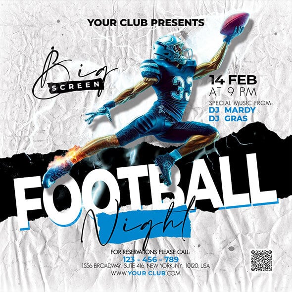 Football Graphics, Designs & Templates | GraphicRiver