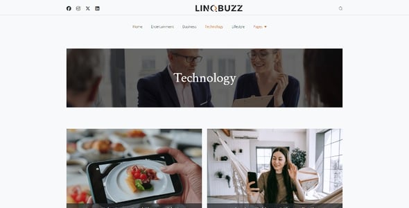 Technology Blog Website Templates | ThemeForest