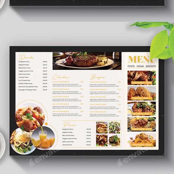 Menu Graphics, Designs & Templates | GraphicRiver