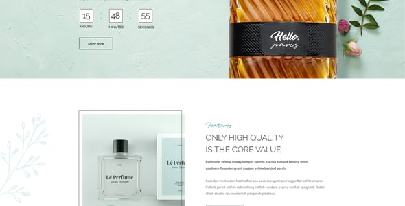 Perfume Website Templates | ThemeForest