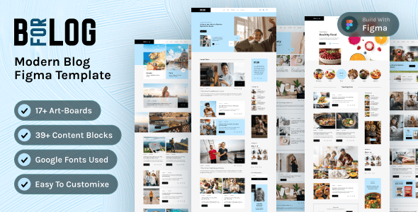 Blog Figma Templates | ThemeForest