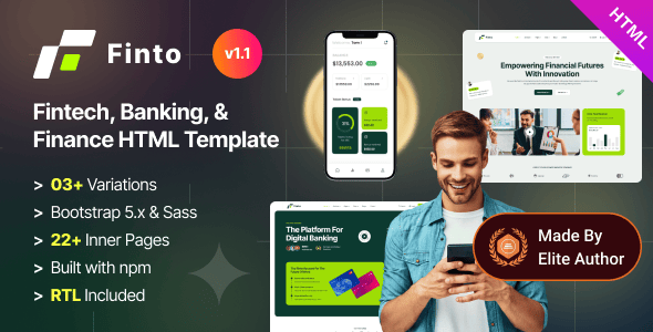 Finance HTML Website Templates | ThemeForest