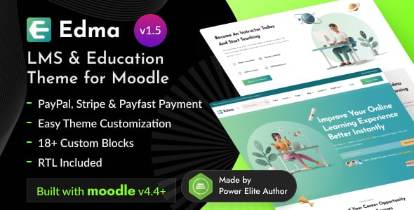Moodle LMS Themes from ThemeForest